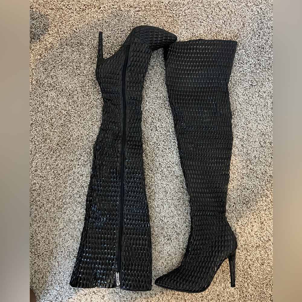 Black Over-the-Knee Boots